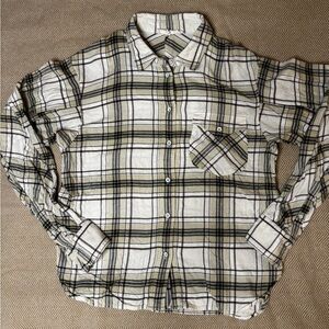 Rag & Bone Ladies Flannel Plaid Shirt Medium Gorpcore EUC